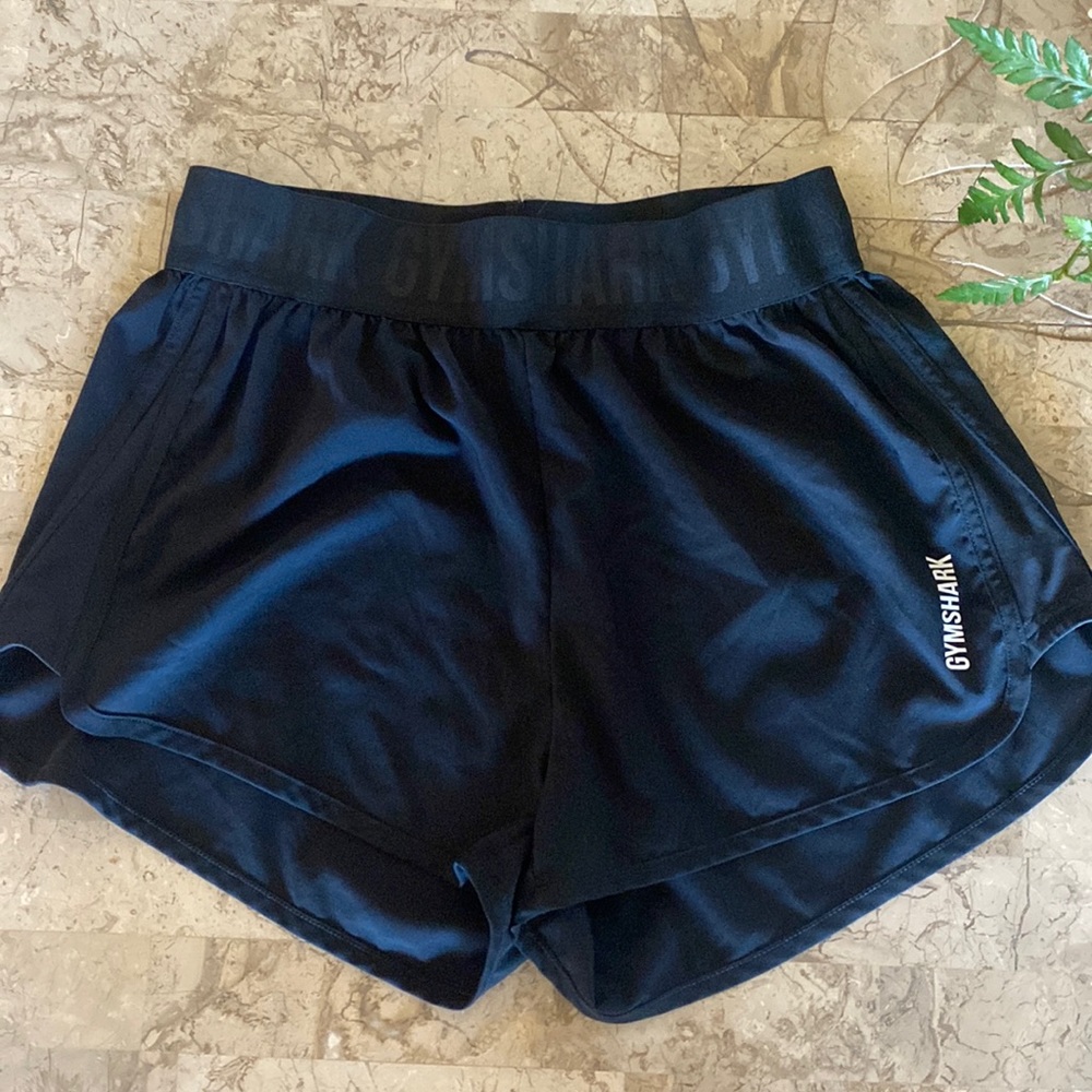 Black Gymshark training shorts